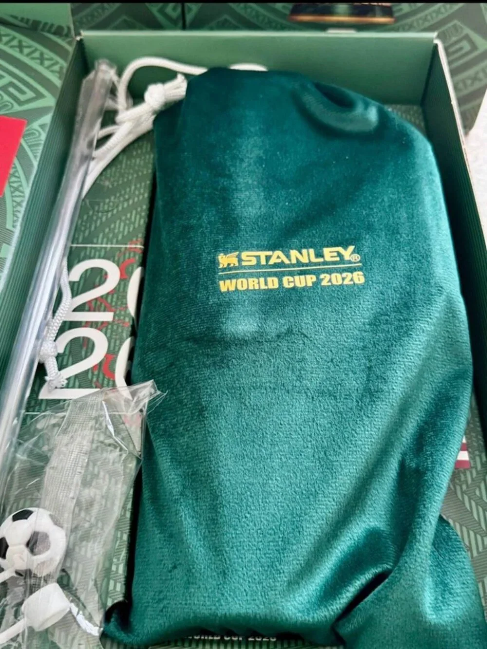 Limited Edition Mexico World Cup 2026 Stanley Soccer Tumbler - Picture 3 of 3